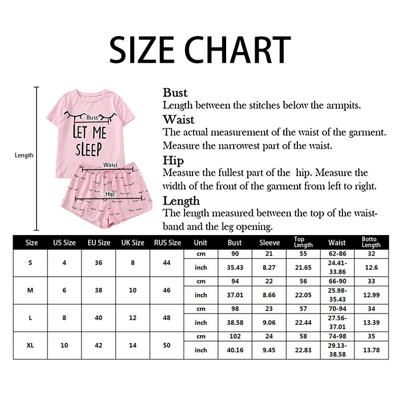 

Muyogrt Summer Women Comfortable Cute Pajama Set Girl Print Pyjama Short Sleeve Sleepwear Suit Home Clothes for Girl Sets