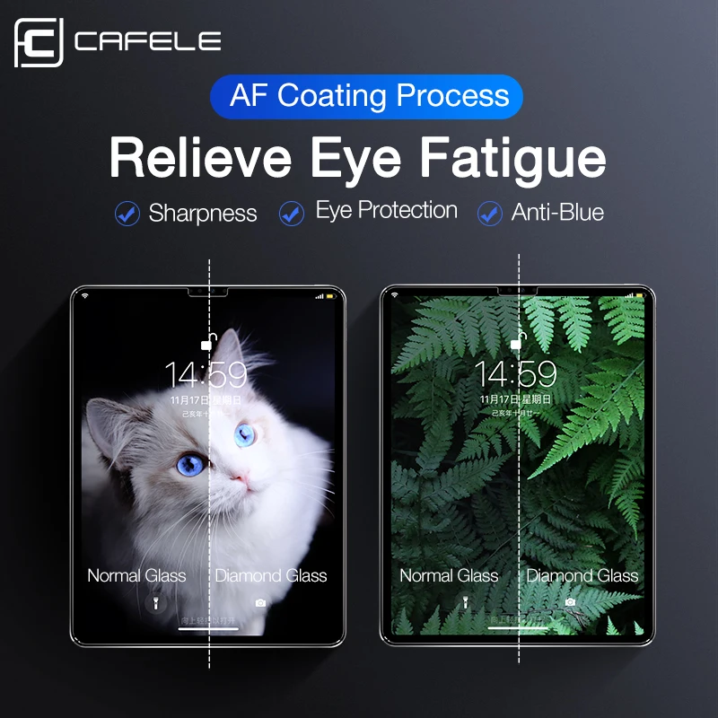 Защитное стекло Cafele 9H для iPad 12 9 2020 2018 2017 Air 3 | Компьютеры и офис