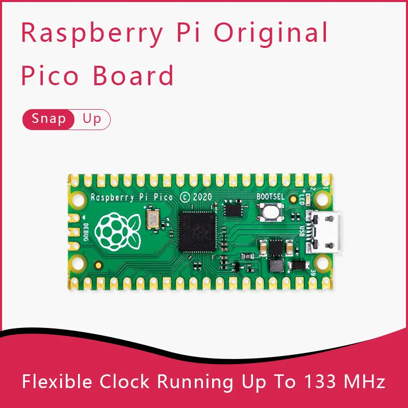Микрокомпьютер Raspberry Pi Pico крошечная быстрая и универсальная плата встроенная в