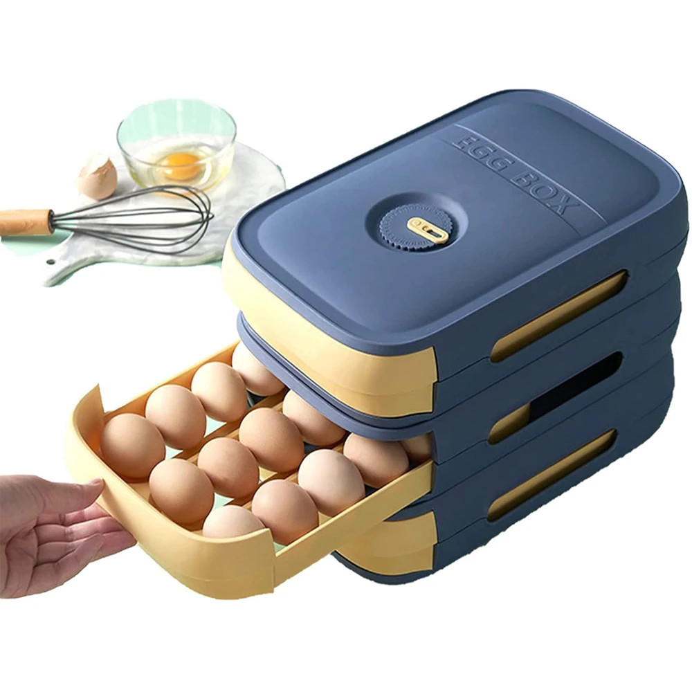 Новые пластиковые контейнеры для хранения яиц ящик-органайзер коробка с крышкой
