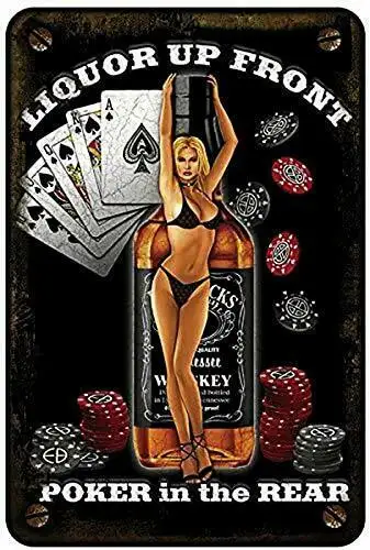 

Покерные настенные декоративные знаки, металлический знак, забавные покерные знаки, декор для мужской пещеры и