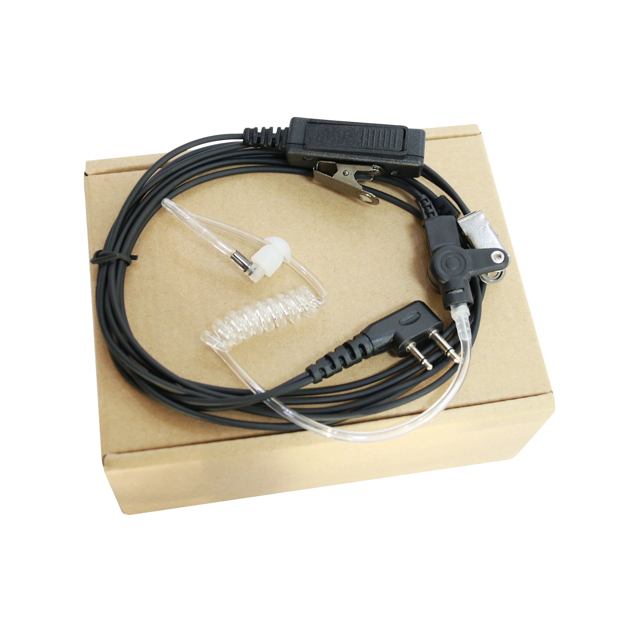 2-wire Surveillance Kit Headset Earpiece for F3001 IC-F3002 IC-F3003 IC-F3011 IC- F4011 IC-F25 IC-V80E IC-V82 IC-V85 F24 Radio