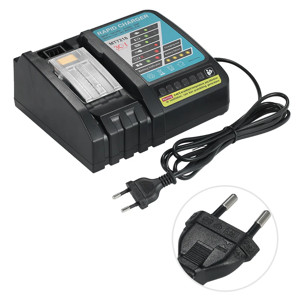 Горячая 6.5A быстрая замена зарядного устройства для Makita DC18RC DC18RA BL1830 BL1815 BL1840 BL1850 14 4