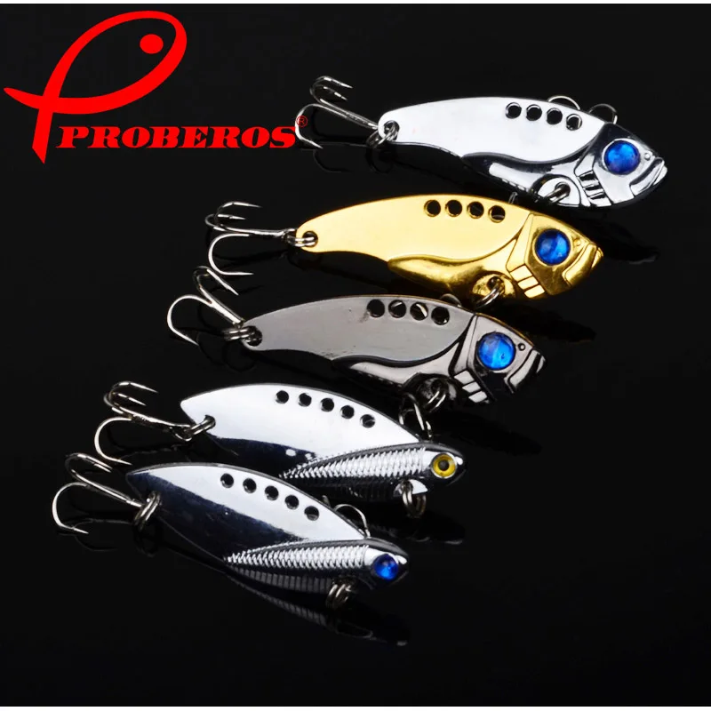 

1Pcs Metal VIB Lures 5cm/11g Vivid Vibrations Spoon Lure Fishing Bait Bass Artificial Hard Bait Cicada Lure VIB Bait Pesca