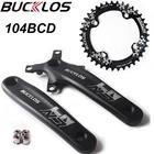 Шатуны BUCKLOS 104BCD для велосипеда, 891011 скоростей, шатун для горного велосипеда, 32-42T, велосипедная звездочка, сверхлегкие, рукоятка MTB комплект, деталь для велосипеда