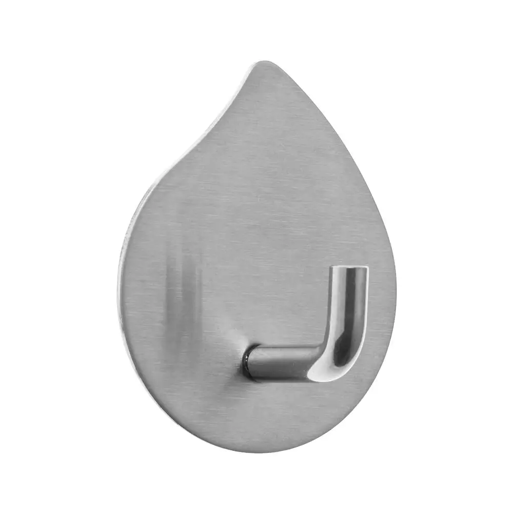 Серебристые черные клейкие крючки 304 из нержавеющей стали клеящиеся вешалка для