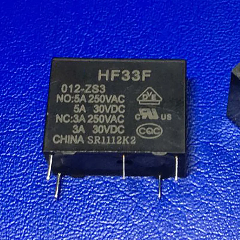 Новинка 10 шт./лот реле HF33F-012-ZS3 JZC-33F-012-ZS3 HF33F 012-ZS3 12V5A 5Pins | Обустройство дома