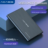acasis 2 5 inch sata hdd case usb 3 0 hard drive enclosure for ssd type c 3 1 external hdd enclosure support uasp for 7 9mm disk