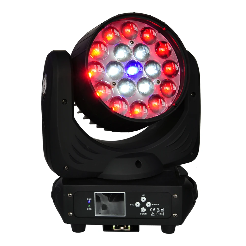 Фото Gigertop 2xlot 19x15w RGBW 4in1 Мини светодиодный сценический светильник с движущейся Gigertop 2xlot 19x15w RGBW 4in1 Мини светодиодный сценический светильник с движущейся