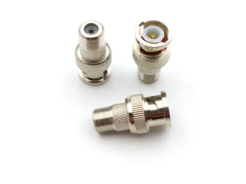 10pcs F type Female to BNC Male RF Coax Connectors CCTV RG6 RG59 |