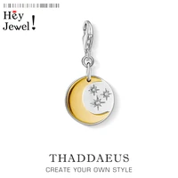 charm pendant moon stars2019 autumn universe europe jewelry for women men trendy gift in 925 sterling silver fit bracelet