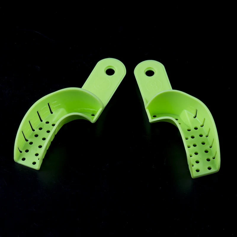 Новый пластиковый Autoclavable центральный 10 штук пакет подносы впечатление зеленый