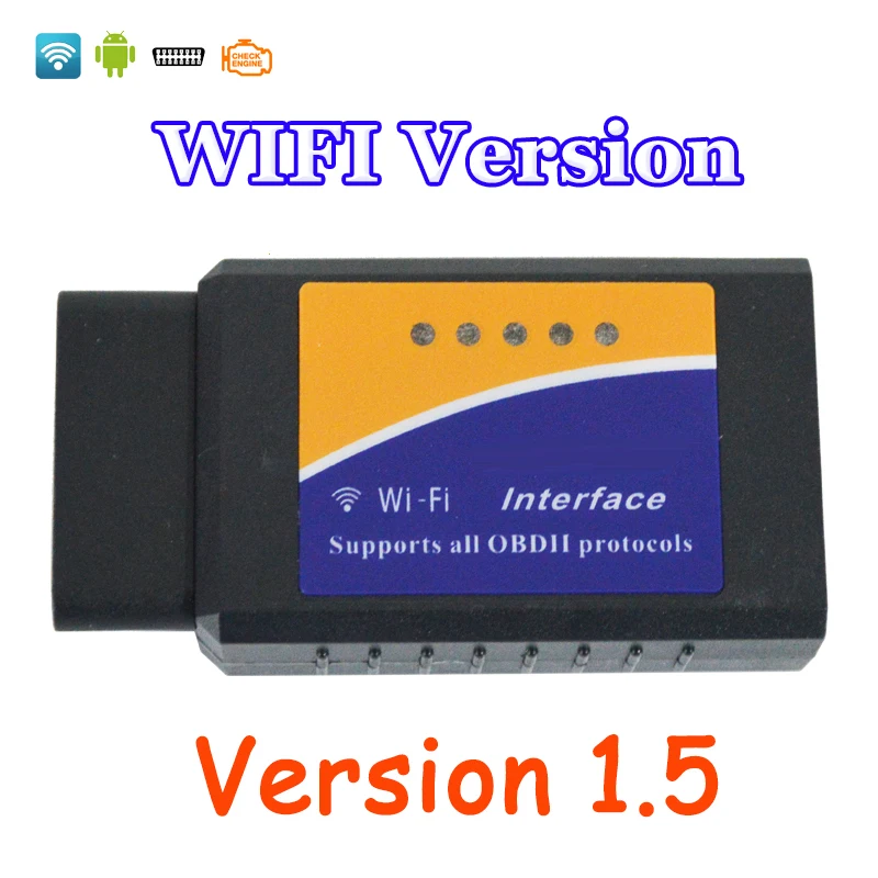 WIFI OBD2 / OBDII V1.5 V2.1 для Android IOS автоматический диагностический сканер инструмент|wifi