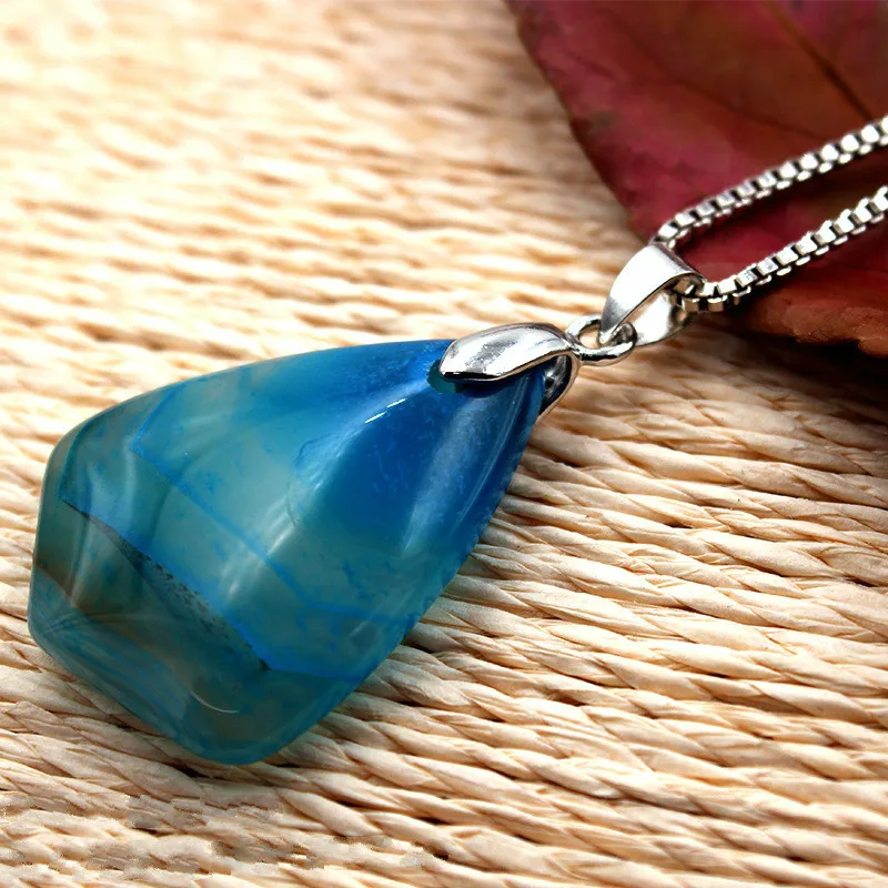 Натуральный камень 30x20 мм грубые Разноцветные Подвески в форме капли