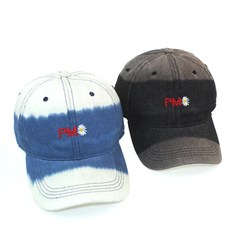 Новая бейсбольная шляпа с вышивкой хризантемы двухцветная дизайнерская Уличная