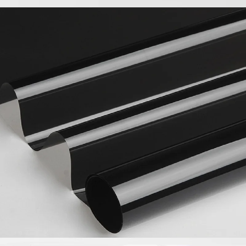 5 м Длина Половина Черная теплоизоляционная оконная пленка одностороннее