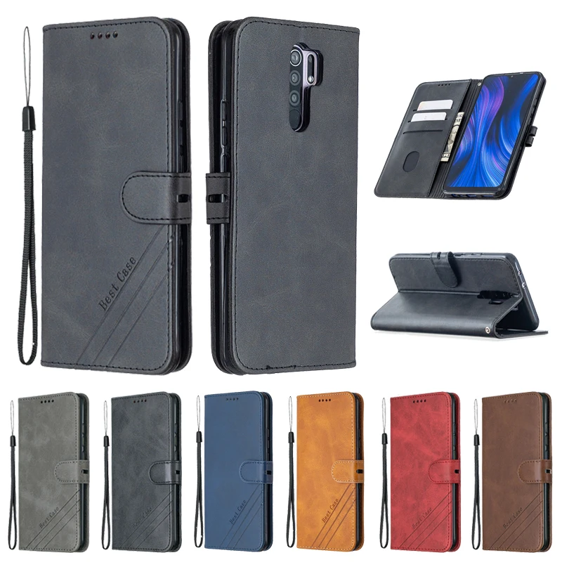 

New Redmi 9 9T Case Leather Cases For Xiaomi Redmi 9T 9 9A 9C 8A 7A 5A 8 7 6 5 Plus Power Case Cover Flip Magnetic Wallet Phone