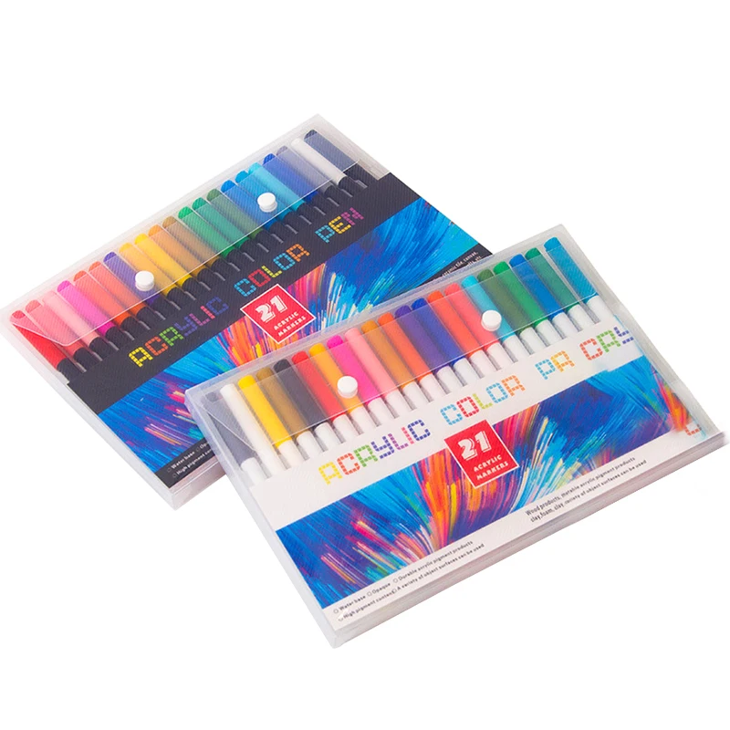 21/25 Color Permanent Acrylic Paint Marker Painted Doodle pen DIY cup Greeting card Marker pen Water-based pen
21/25 Color Permanent Acrylic Paint Marker Painted Doodle pen DIY cup Greeting card Marker pen Water-based pen