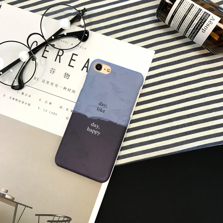 Роскошный модный простой чехол для телефона влюбленных пар iphone 7 7plus 6 6s plus 6plus