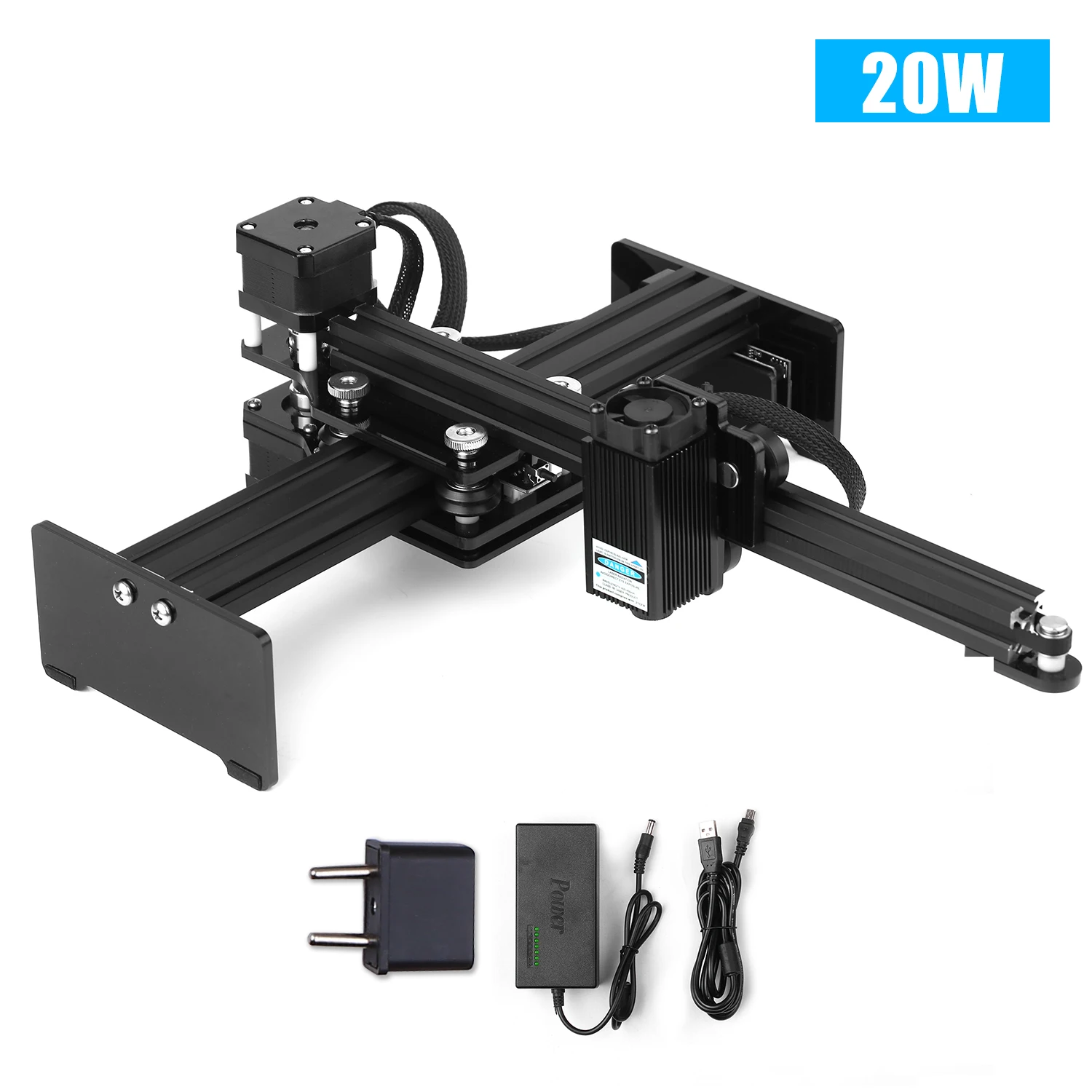 

20W/30W Desktop Laser Engraver Portable Engraving Carving Machine Mini Carver DIY Laser Logo Mark Printer Working Area 170*200mm