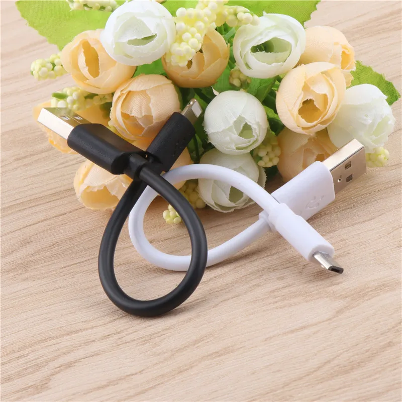 Быстрое зарядное устройство короткий кабель Micro USB/type C кабель для зарядного устройства для iPhone 6 6s 7 8 Plus X samsung Oneplus 6 15 см зарядный кабель