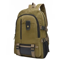 men bag casual canvas backpack school rucksack vintage satchel shoulder laptop bag