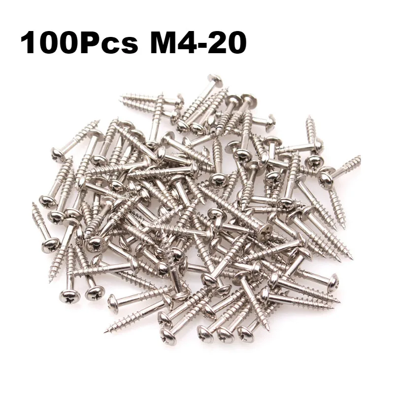 100Pcs M4 20 100 шт./компл. косой ограничитель для сверла направляющий набор отверстие джиг набор заглушки колпачки+ винты для ручной инструмент для дерева аксессуары - Цвет: 100Pcs M4 20