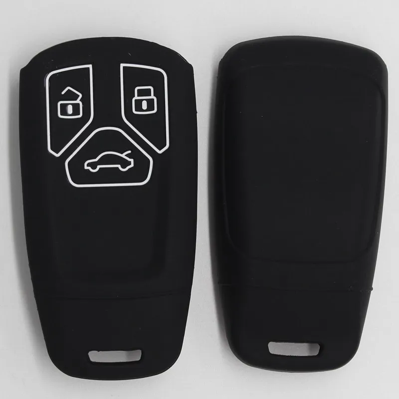 

Car Key Case Fully Cover Keychain Keyring for Audi A6 A5 Q7 S4 S5 A4 B9 A4L 4M TT TTS RS 8S 2016 2017 2018 Auto Accessories