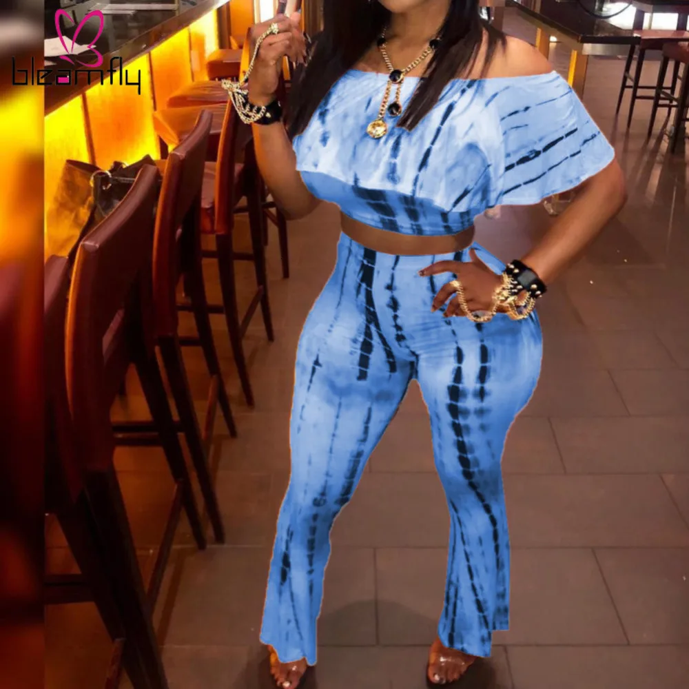 Сексуальный комплект из 2 предметов с принтом в виде галстука красителя женский