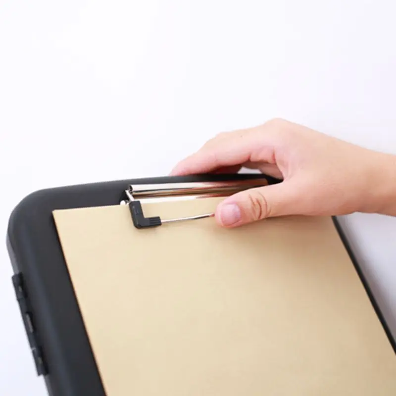 

Multifunctional File Folder Organizer Clipboard Box Case Pen Holder Stationery P9YA