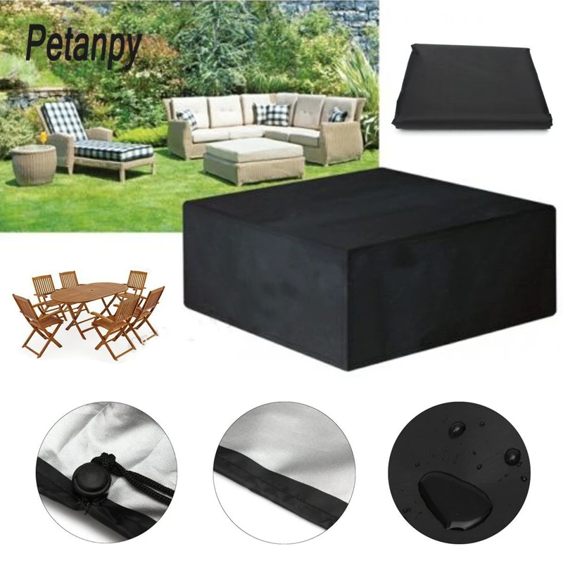 

12 Sizes Waterproof Outdoor Patio Garden Furniture Covers Rain Snow Chair covers for Sofa Table Chair Dust Proof Cover
