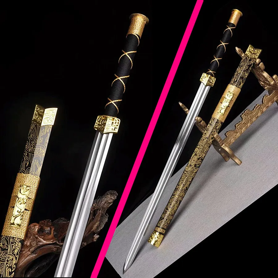 Ручная работа китайский KungFu Dao острый меч 1095 углеродистая сталь Han Tang Saber Jian|Мечи| |