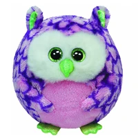15cm ty big glitter eyes plush stuffed animal owl collectible owl ball toy christmas birthday gift for boys and girls