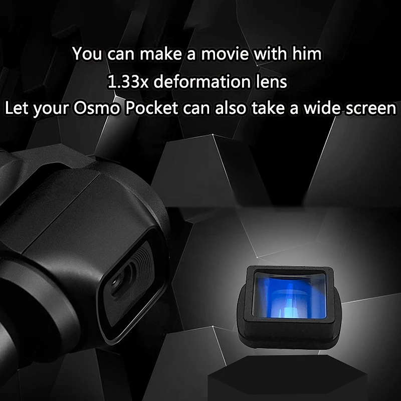 

Hot 1.33X Anamorphic Film Lens for Dji Osmo Pocket Ptz Camera