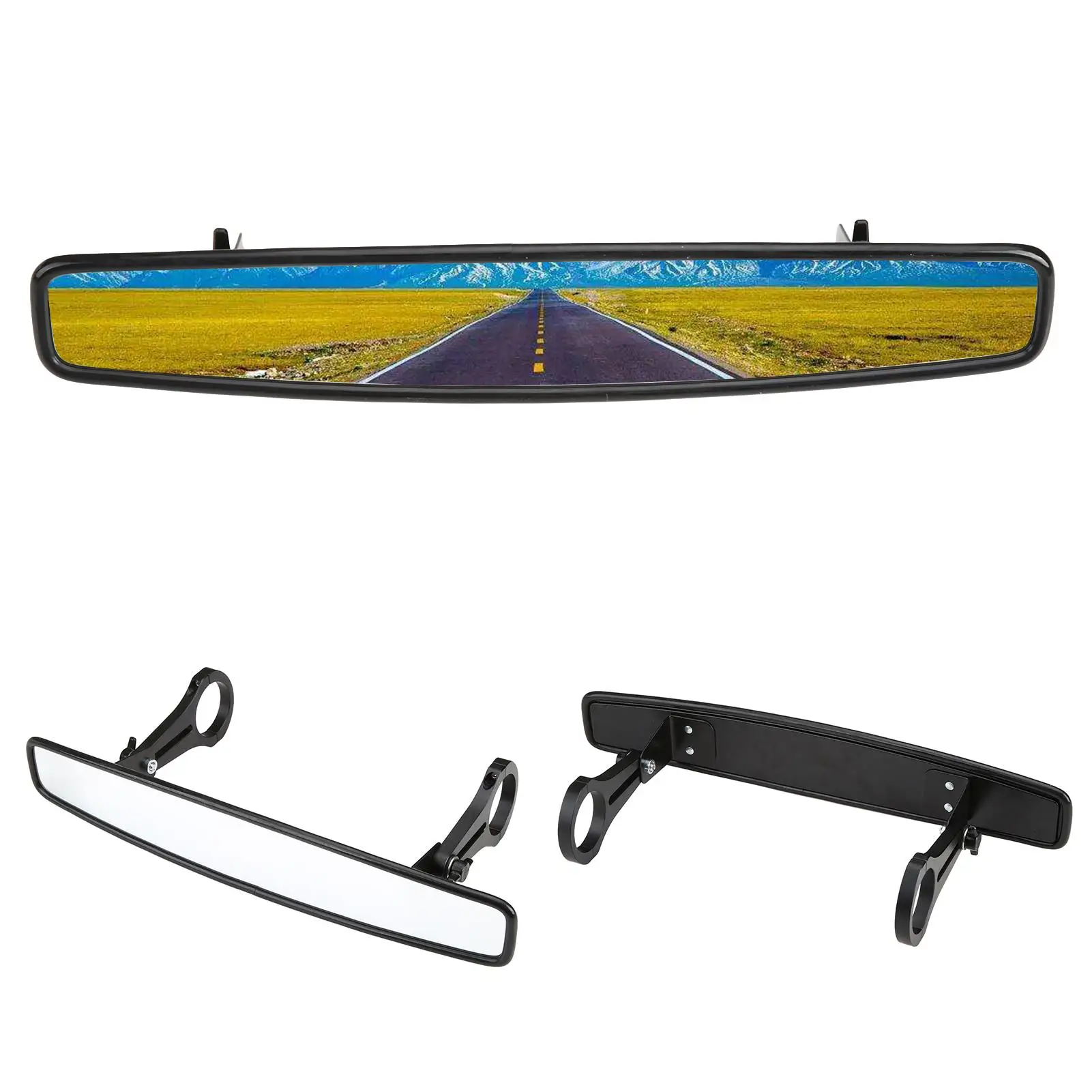 

1,75 дюймов Универсальный Автомобильный интерьер широкоугольный Зеркало заднего вида зеркало заднего вида для UTV ATV внедорожник с Бесплатная...