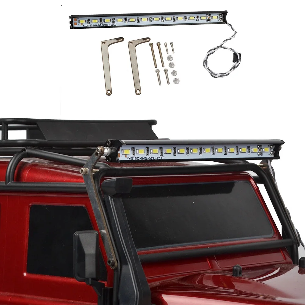 Автозапчасти RC 12 Светодиодный светильник на крышу для Traxxas Trx4 Defender