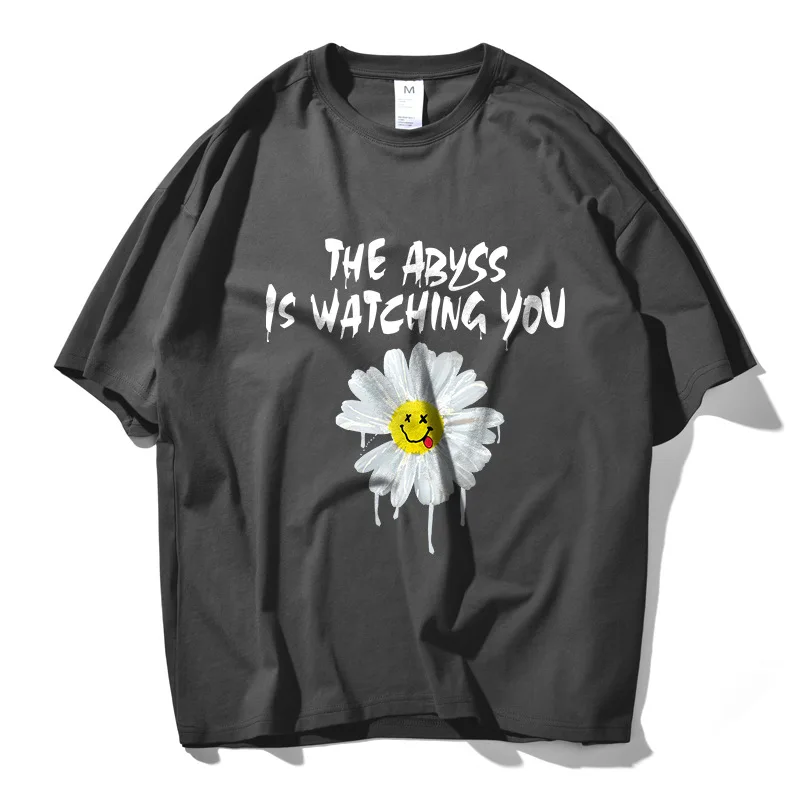 Футболка Мужская/женская с цветочным принтом топ в стиле хип хоп забавная