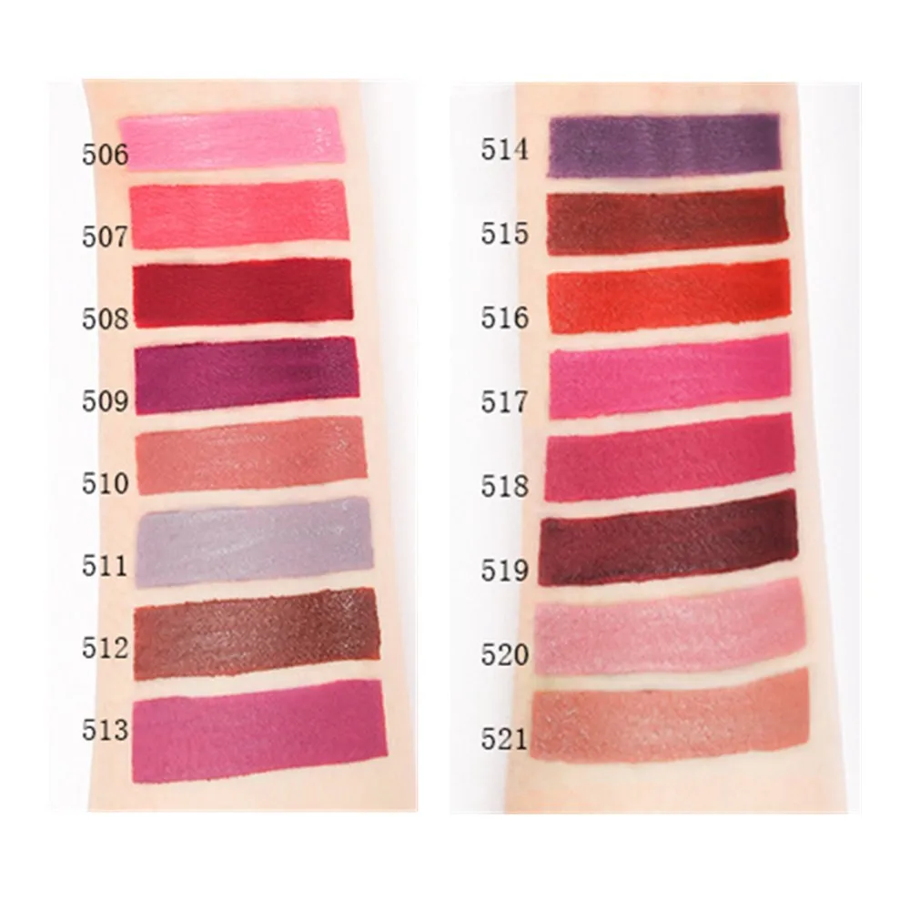 Водостойкая матовая помада Pudaier стойкая увлажняющая жидкая губная нюдовый блеск