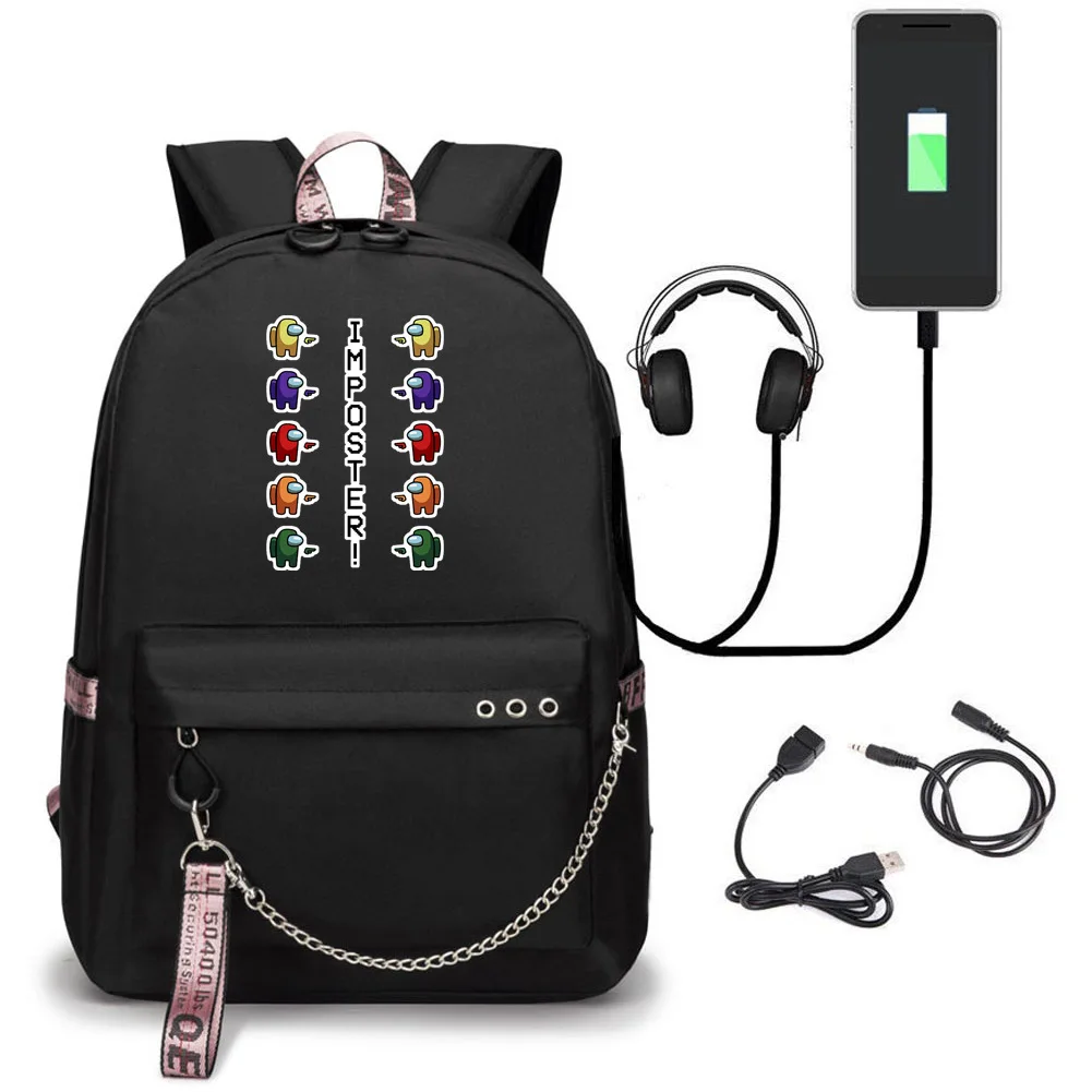 

Among Us Backpack Casual Backpack School Student Bag For Boys Girls