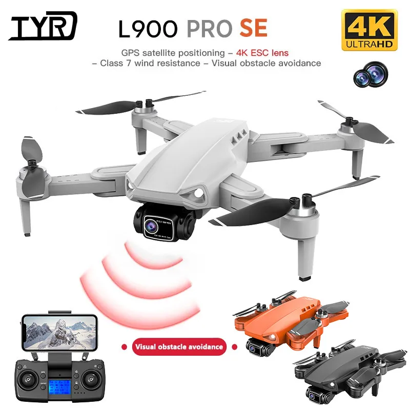 Drone GPS L900 Pro SE With Avoidance HD Dual Camera Dron 4K Brushless Motor gps Quadcopter Distance 1.2km Professional Drones