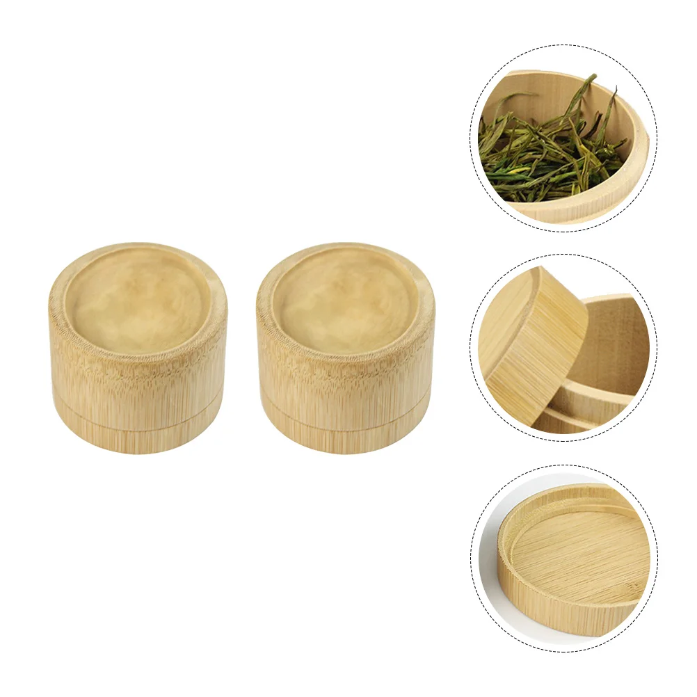 2 шт. Бамбуковая банка для чая | Дом и сад