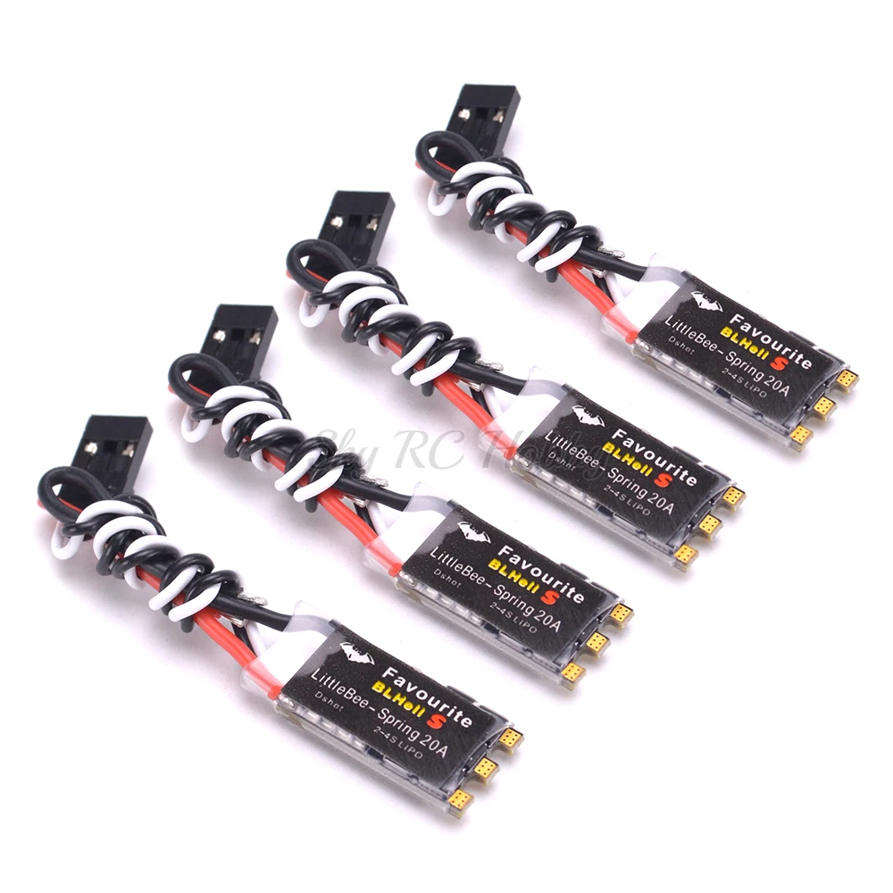 Бесщеточный двигатель MT2204 2204 2300KV CW / CCW + пружина FVT LittleBee 20A BLHeli_S ESC для FPV RC Martian II 220