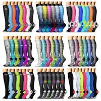 wholesale compression socks running marathon sports nylon men women socks outdoor men stockings for medical edema varicose veins