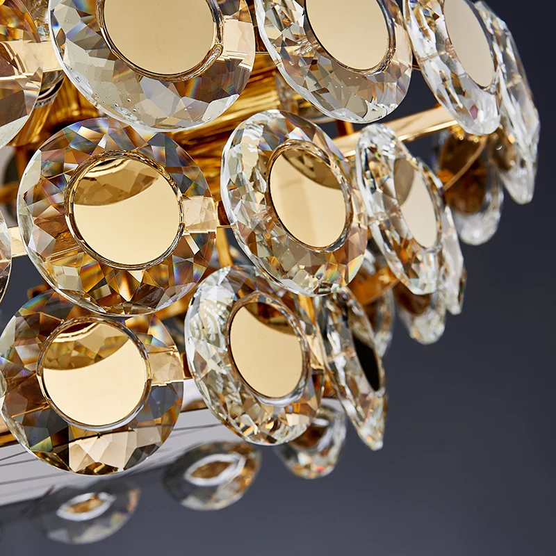 

NAVIMC New modern crystal ceiling chandelier for living room gold bedroom chandeliers lighting fixture luxury home decor lamps