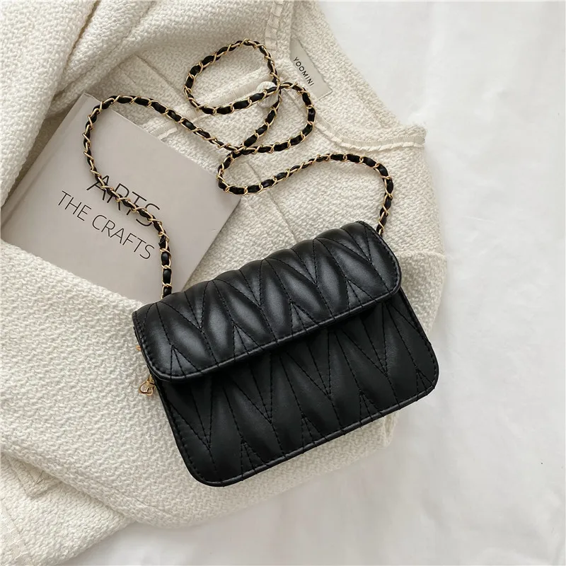 

New Woman Shoulder Bag Fashionable Simple Chain Messenger Bag High Quality Luxury Designer Handbag 2021 New Female Underarm Bag