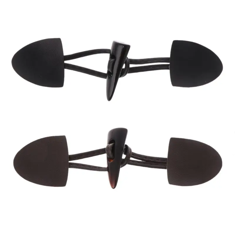 6 пар в партии Кожаный Рог Переключить Застежка на пуговицах пальто куртка с