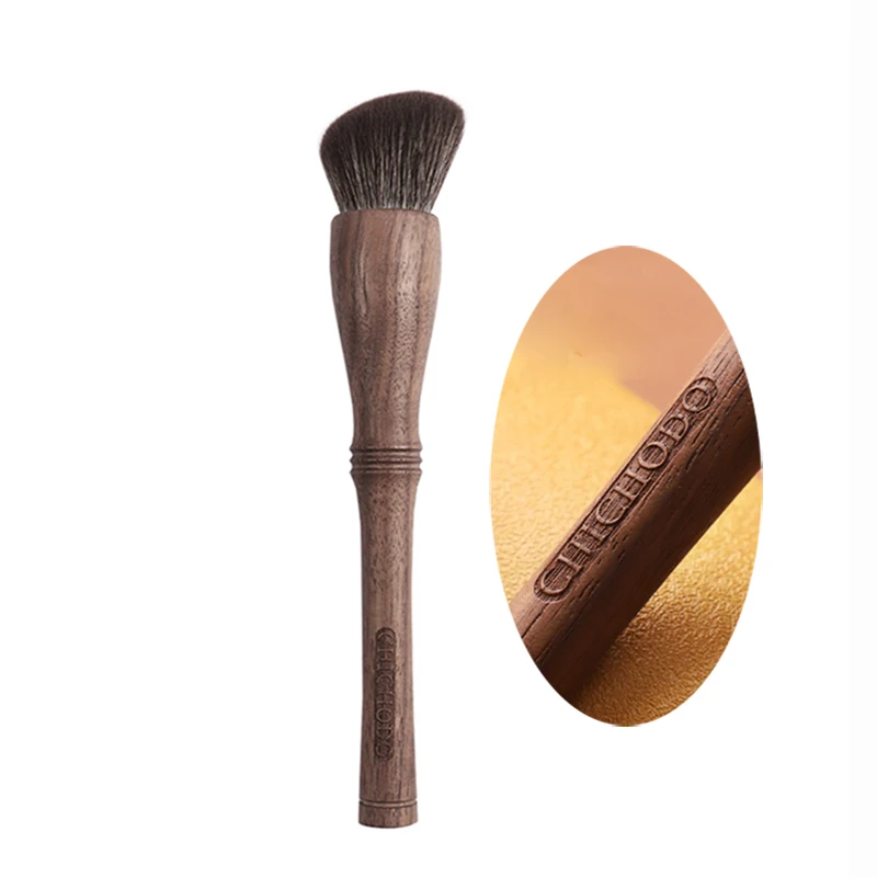 

Foundation Contour Makeup Brushes Soft Synthetic Hair Wood Handle Face Cosmetic Powder Foundation Liquid Contour Make Up Brush