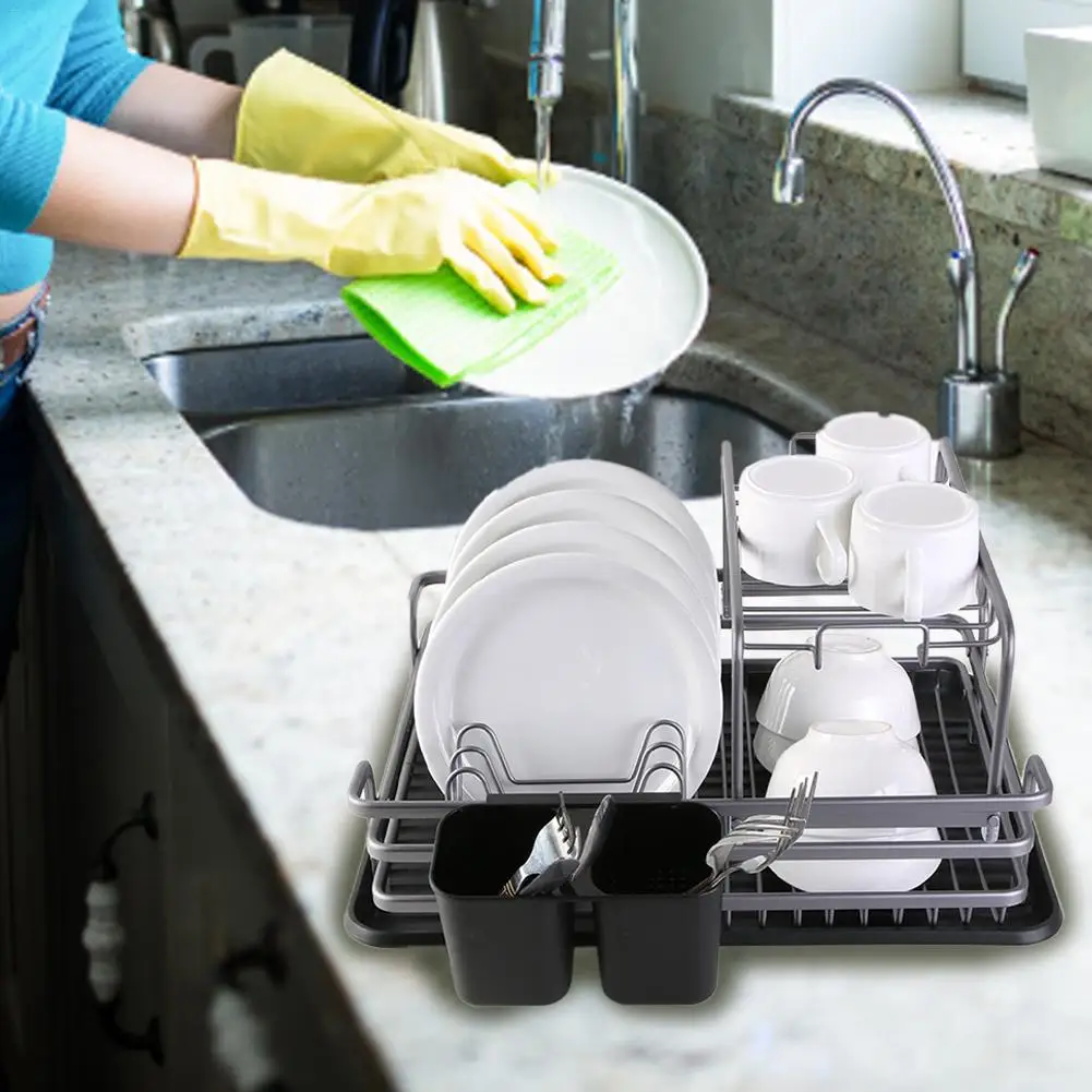 Стойка для посуды сушилка кухонных принадлежностей держатель хранения