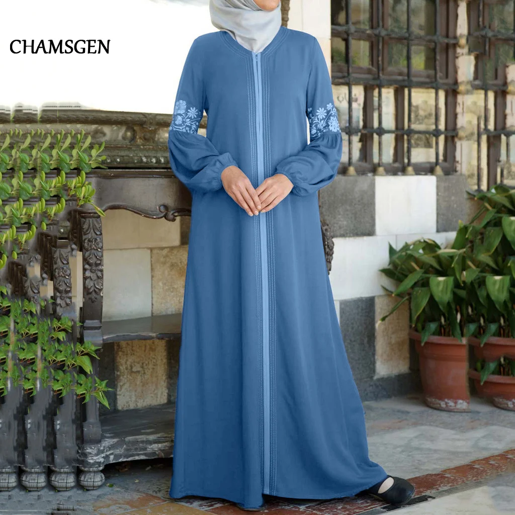 CHAMSGEND/женское мусульманское платье кафтан арабский джилбаб абайя исламское с