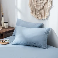 concise washable cotton envelope pillowcasebreathable plain colour soft pillow shammulticolor luxury pillow cover